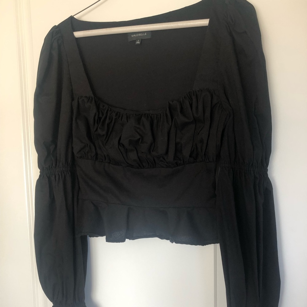 MAJORELLE | Preston Top in Black - Picture 4 of 13